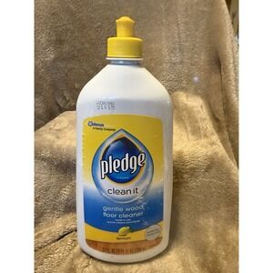 Pledge Clean It Gentle Wood Floor Cleaner Lemon 27oz Discontinued HTF